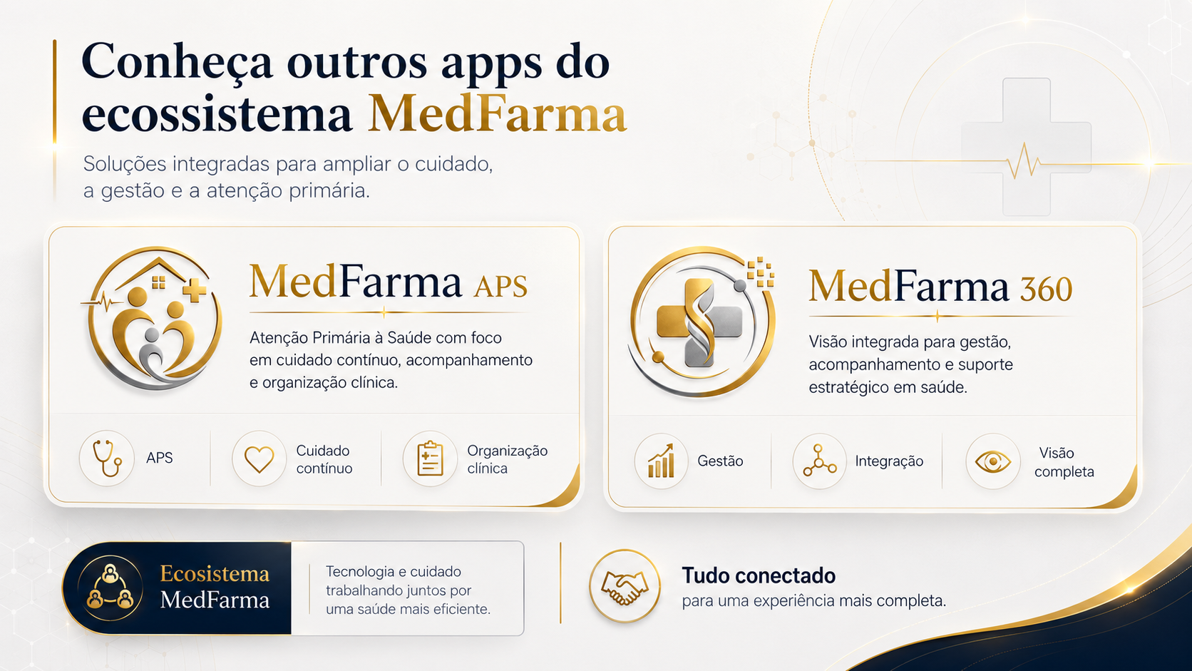 Apps do ecossistema MedFarma